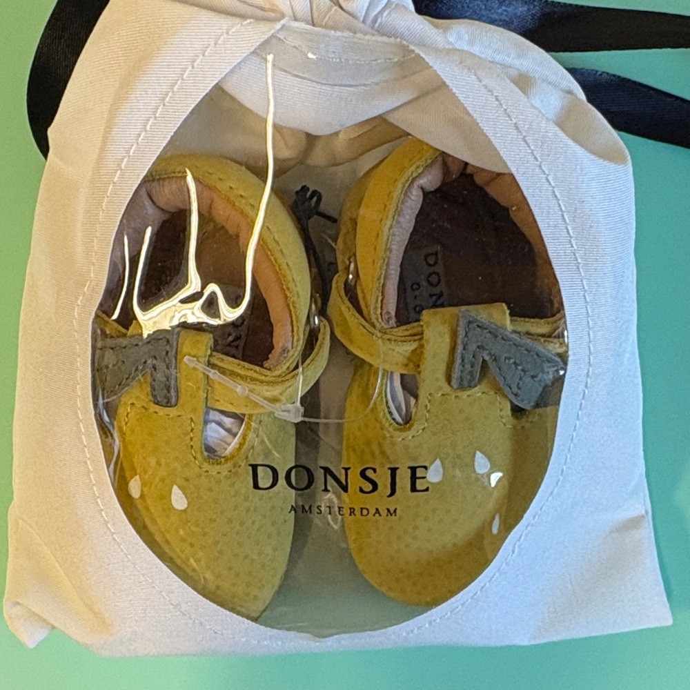 NWT Donsje Amsterdam Lemon Baby Walker Shoes